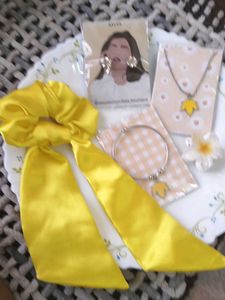 new yellow hair accessories combo