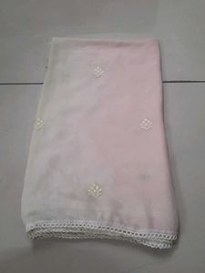 Elegant Pink  And Beige Ombre Dupatta