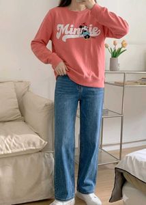 Cute Minnie Mouse Graphic Sweatshirt