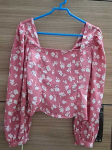 floral top and tunic
