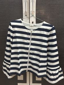 Striped Zip-Up Jacket