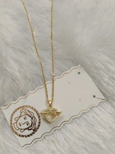 Angel Heart Pendant Necklace