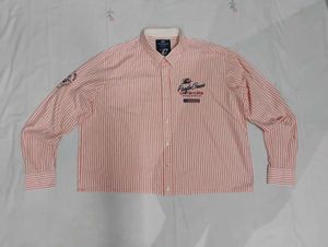 Men's Striped Long Sleeve BOXXY FIT Shirt