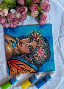 Mini Handmade Fairy Painting