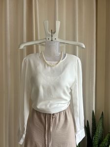 Elegant White Puff Sleeve Blouse