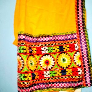 Vibrant Embroidered Crop Top