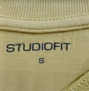 Studiofit Yellow printed Tshirt