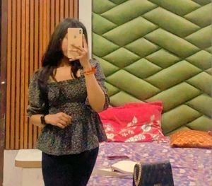 Stylish Black Peplum Top