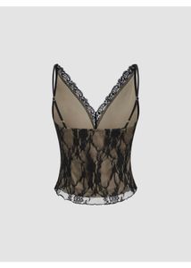 Black Lace Cami Top