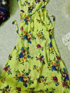 Yellow Floral Kurta Set