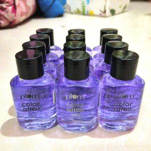 12 Plum Color Affair Nail Polish Remover