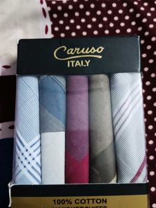 Caruso Italy Handkerchiefs - 5 Pack