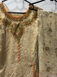 Golden Ethnic Gown