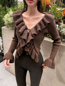 Chic Ruffle Cardigan