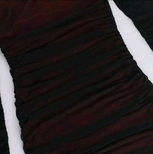 Chic Mesh Bodycon Mini Dress
