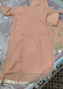 😍😍 Peach Sharara Kameez with dupatta 🔥🔥
