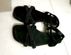 Black Strappy Sandals