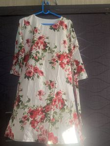 Floral Print Kurta