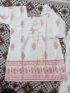 Elegant White Kurta Set