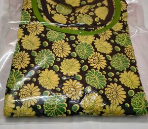 Retro Floral Print Midi Kurti