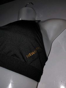 Premium Black Padded Wireless Sports Bra
