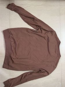 Brown Graphic Print Long Sleeve T-Shirt