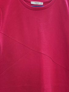 Chic Pink Textured Dress