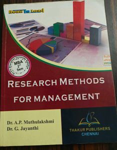 Research Methods For Management Textbook