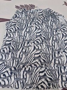 Zebra Print Sleeveless Top