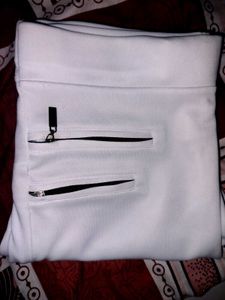 Combo Of 2... White Jaggging With Multicolour Pant