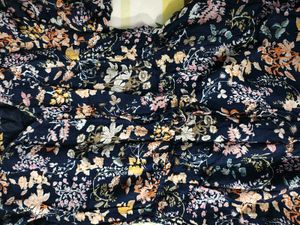 Floral Print Long Sleeve Dress