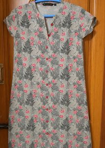 Floral Print Kurta