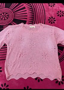 Pink Knit Sweater