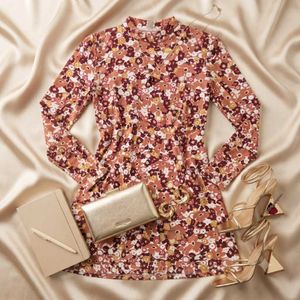 Floral Print Mini Dress