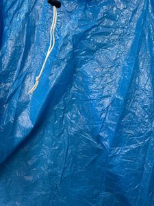 2 colors Unisex Blue Rain Poncho with Hood