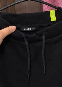 Black Wide Leg Joggers