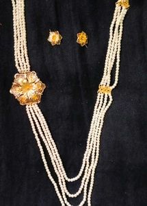 Pearl Necklace Set