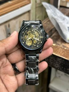 Stylish Black Automatic Watch