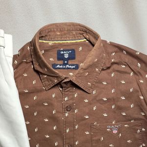 GANT Men's Brown Shirt