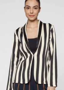 Chic Striped Blazer