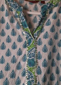 aLL Brand Bohemian Print Flaired Cotton Kurti