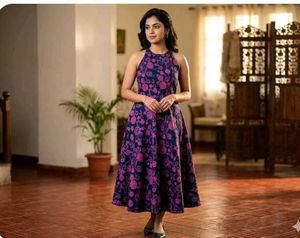 Stylish Floral Print Dress