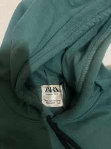 Green Hooded Sweatshirt