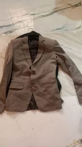 chocolate 🍫 brown coat 34 size one time wear only