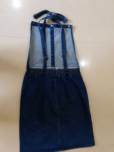 Denim Pinafore Dress