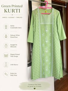 Stylish Green Kurta