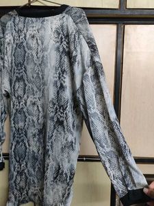 Snake print Zara top