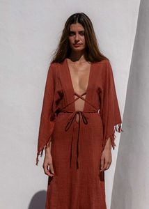 Bohemian Maxi Dress with Fringe