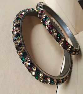 Sparkling Multi colour stones Bangles Set