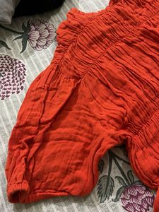 Smocked Orange tshirt